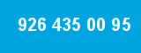 926 435 00 95 926 435 00 95